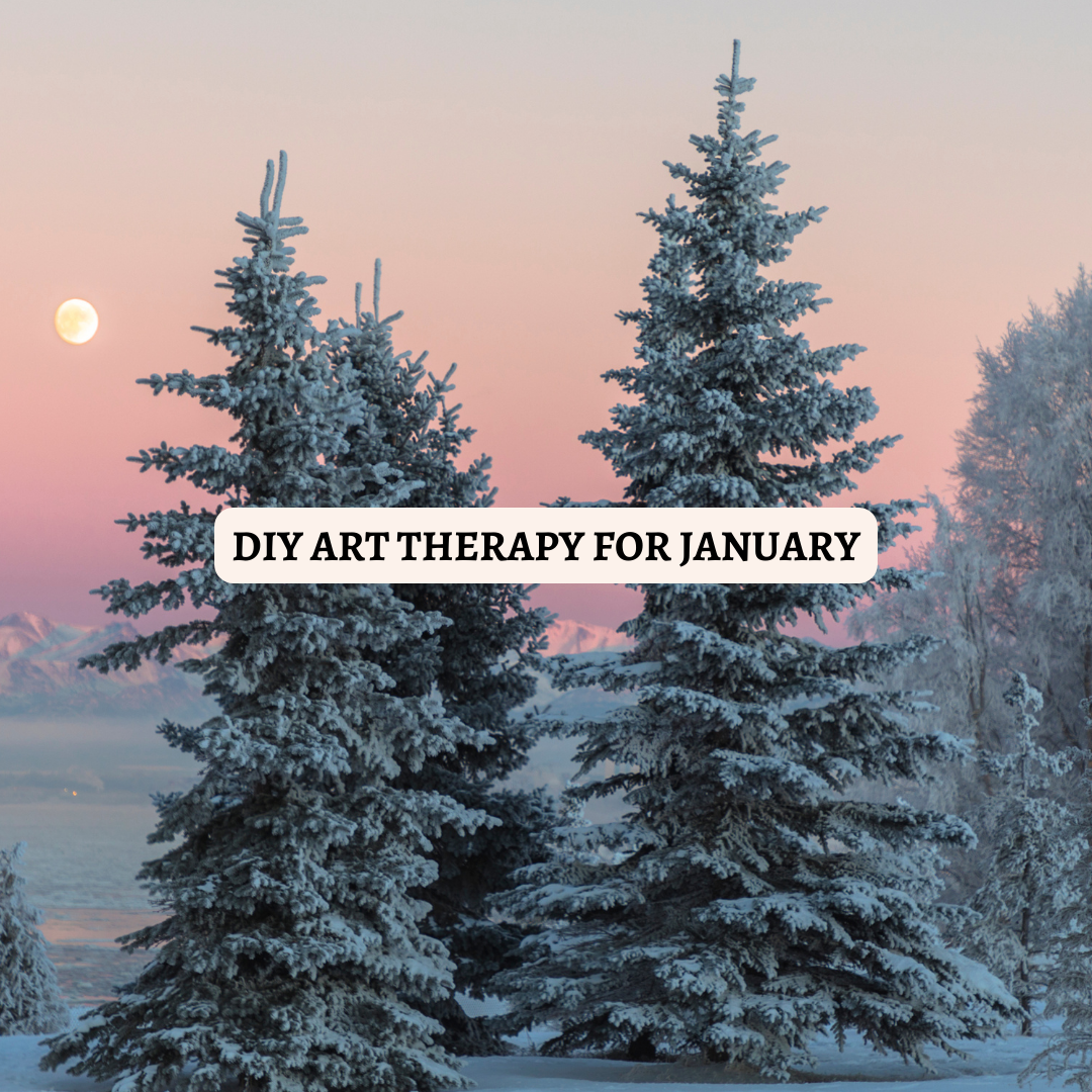 diy art therapy for january